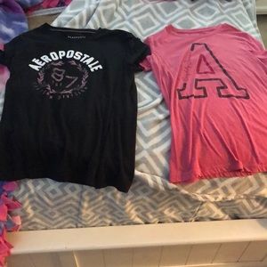 2 Aeropostale t shirts